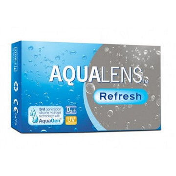 Aqualens Refresh μηνιαίοι φακοί σιλικόνης υδρογέλης (3 φακοί)